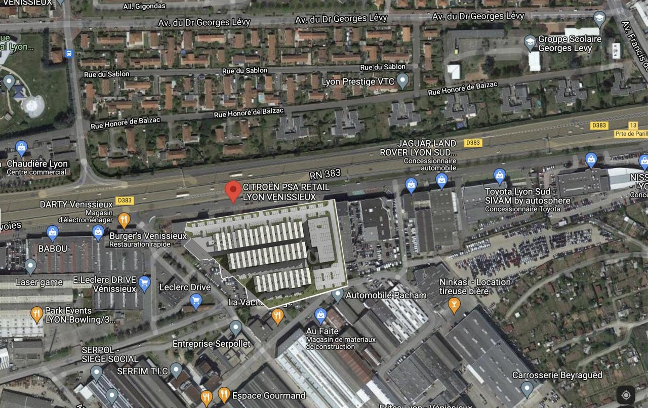 Local d'activité Vénissieux 2746m² Vente local d'activité Vénissieux Rhône OVACT2528896 3